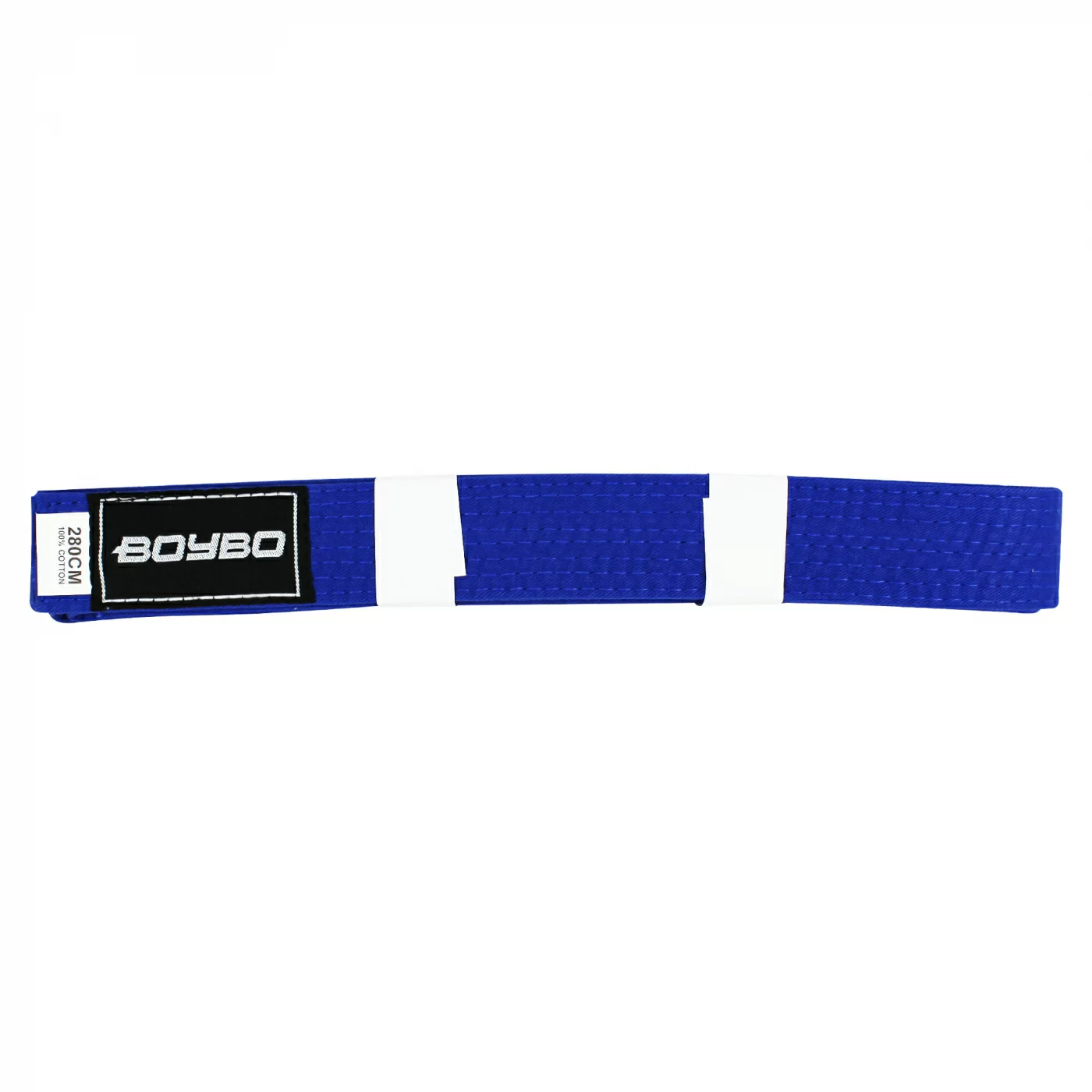 Реальное фото Пояс для единоборств 2.8 м Rusco Sport синий от магазина СпортЕВ