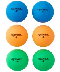 Мяч для настольного тенниса Roxel 1* Color Bounce цветной (1 шт) 2303
