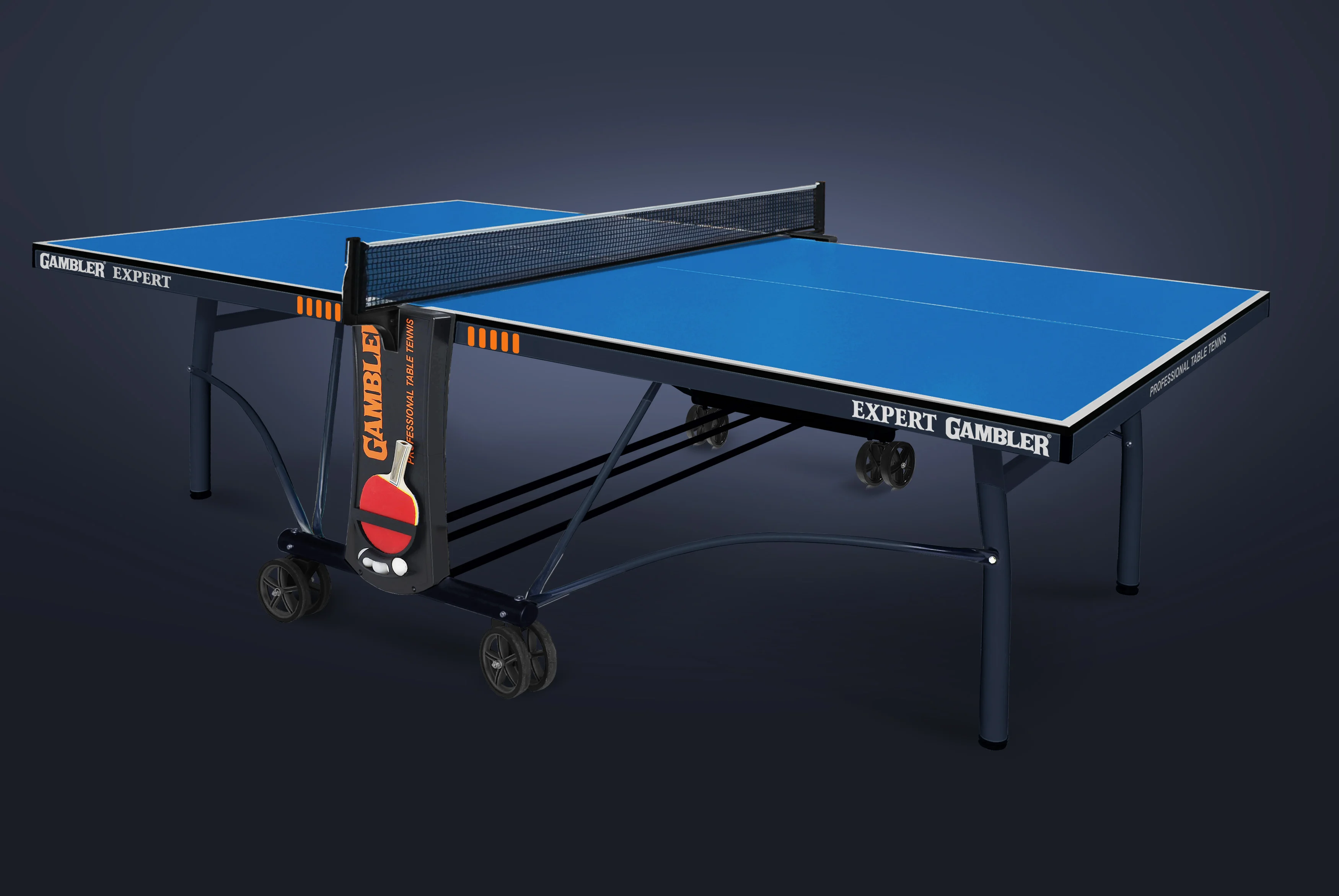 Реальное фото Стол теннисный Edition Expert Синий от магазина Спортев