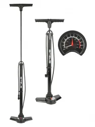 Насос FSD-PUMP-16 напольный ручной с манометром сталь 320122