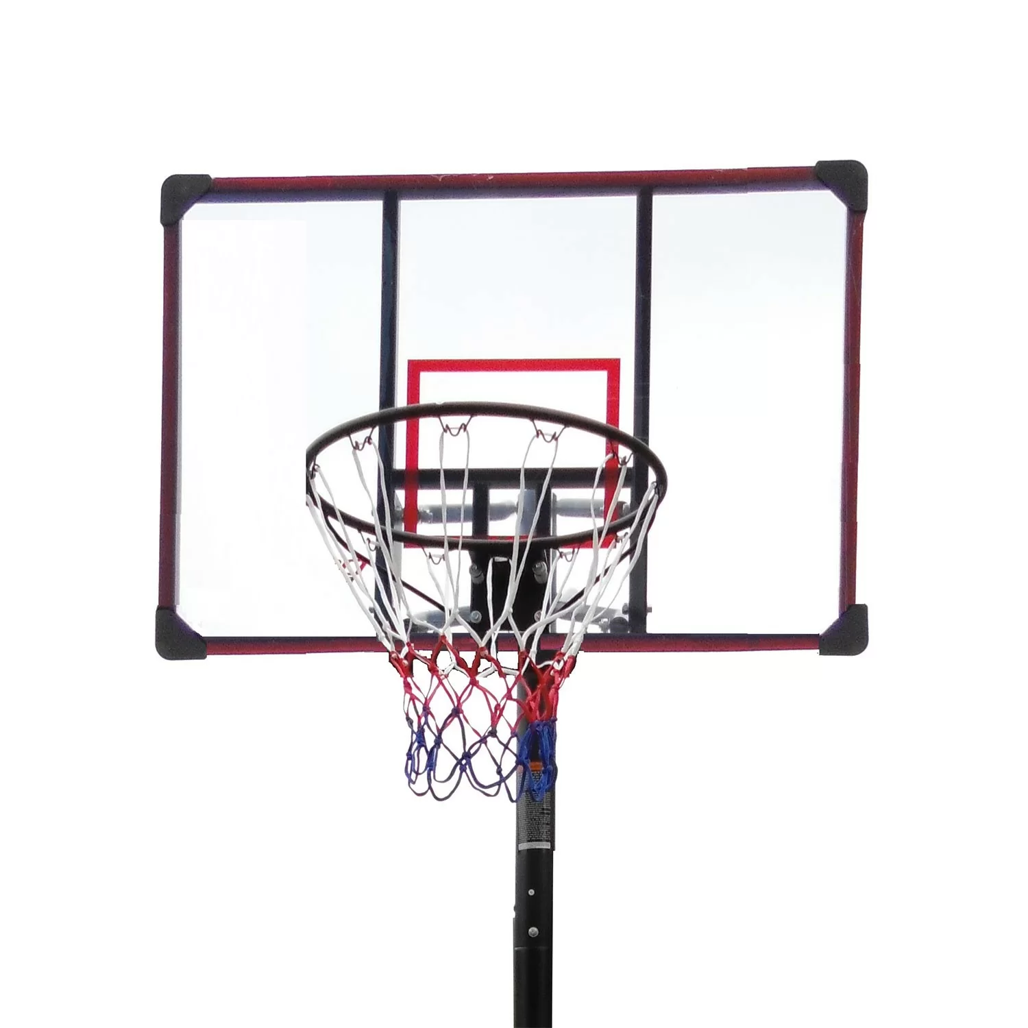 Реальное фото Баскетбольная мобильная стойка DFC 112x72см STAND44KLB от магазина СпортЕВ