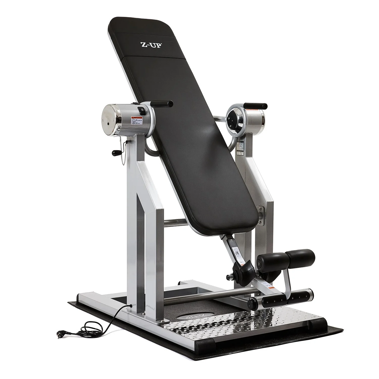 Реальное фото Инверсионный стол Z-UP 5, 220B, Корея, серебряная рама,  коричневая спинка от магазина Спортев