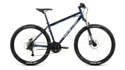 Велосипед Forward Sporting 27.5 3.2 HD (24ск) (2022) т.синий/серебристый