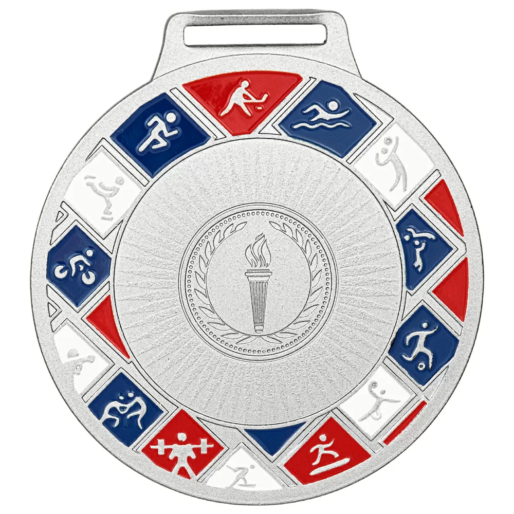 Реальное фото Медаль MZP 512-80/SM (D-80мм, s-3 мм) от магазина СпортЕВ