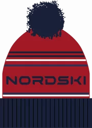 Шапка Nordski Stripe red NSV470900