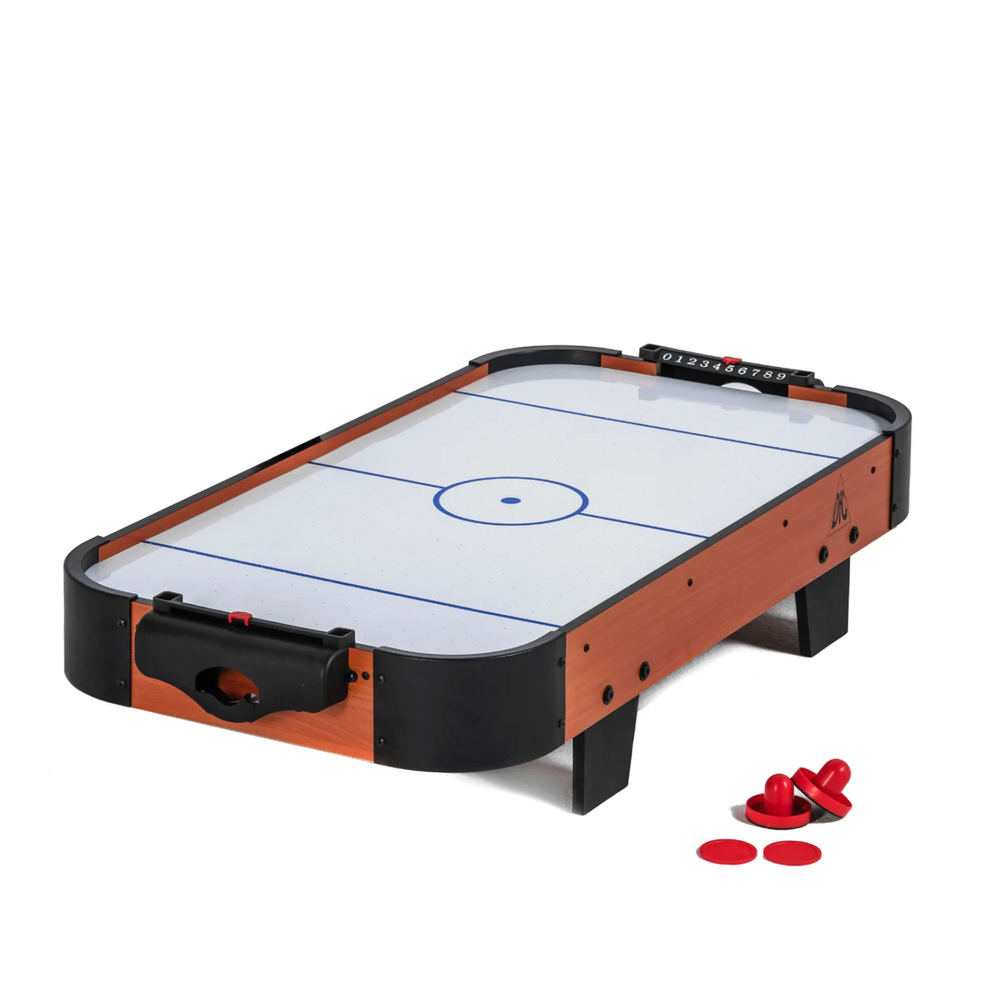 Реальное фото Игровой стол - аэрохоккей DFC LION мех.счетчик HM-AT-36003 от магазина Спортев