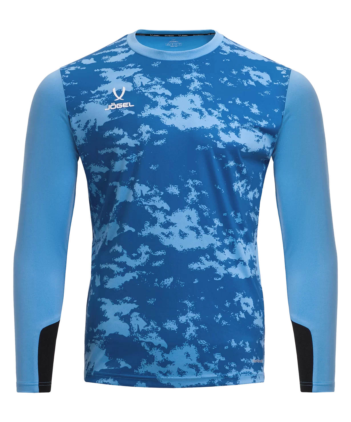 Реальное фото Свитер вратарский PerFormDRY SPLASH GK Jersey, голубой Jögel от магазина Спортев