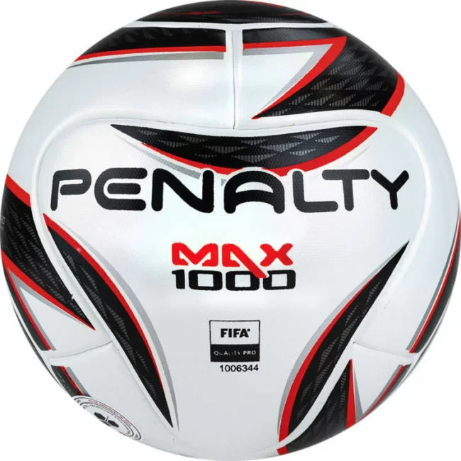 Реальное фото Мяч футзальный Penalty Futsal Max 1000 XXII FIFA Pro №4 белый/красный/черный 5416271160-U от магазина СпортЕВ