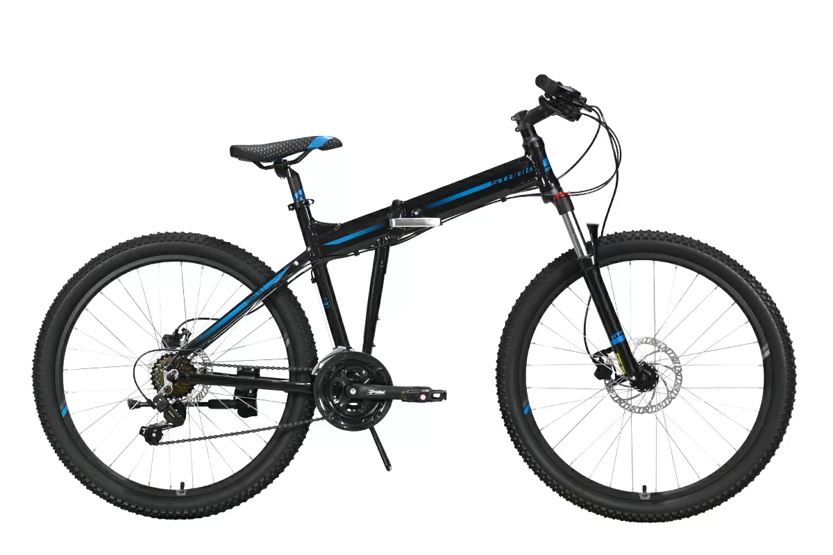 Реальное фото Велосипед Stark Cobra 26.2 HD (2023) черный/синий/черный от магазина СпортЕВ
