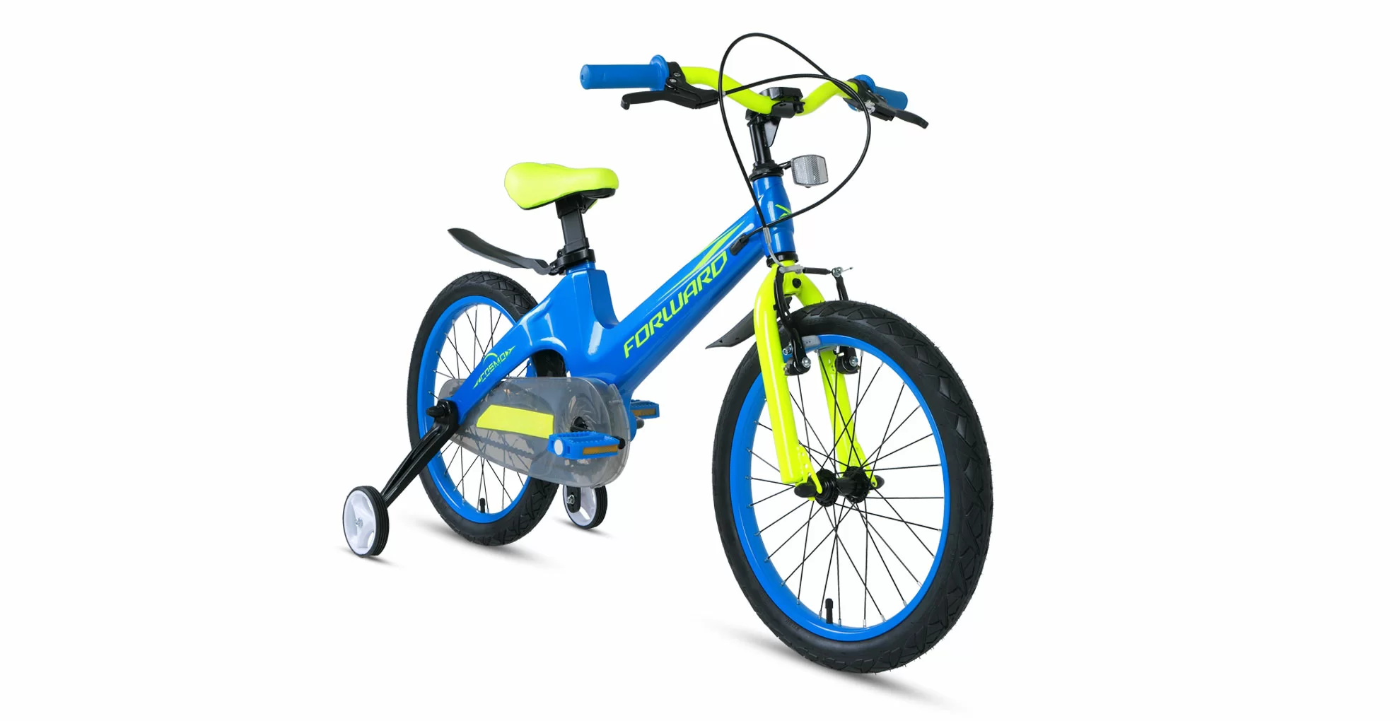 Реальное фото Велосипед Forward Cosmo 18 2.0 (1ск) (2021) синий от магазина СпортЕВ