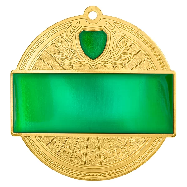 Реальное фото Медаль MZP 302-65/GGN (D-65мм, s-2,5мм) латунь от магазина Спортев