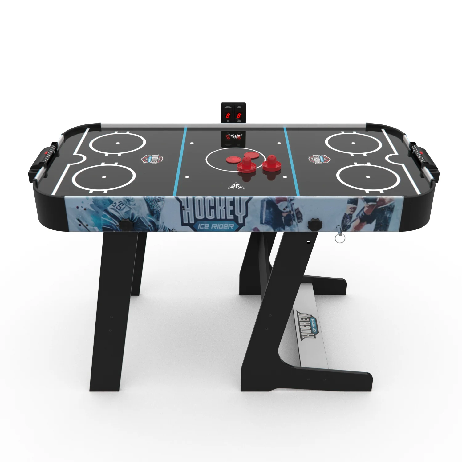 Реальное фото Игровой стол - аэрохоккей DFC ICE RIDER AT-140 от магазина Спортев