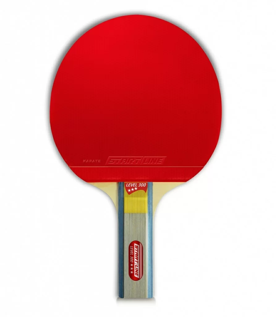 Реальное фото Ракетка для настольного тенниса Start line Level 300 New (прямая) 12403 от магазина СпортЕВ