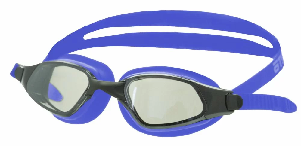Реальное фото Очки для плавания Atemi B301M зеркальные, силикон синие от магазина СпортЕВ