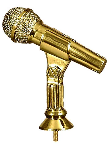 Реальное фото Фигура B219/G микрофон (H-7 см) от магазина Спортев