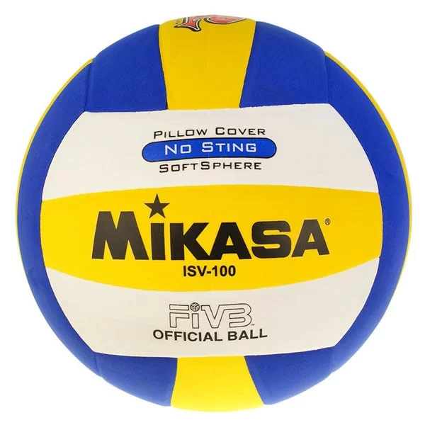 Реальное фото Мяч волейбольный Mikasa ISV100TS 1277 от магазина СпортЕВ