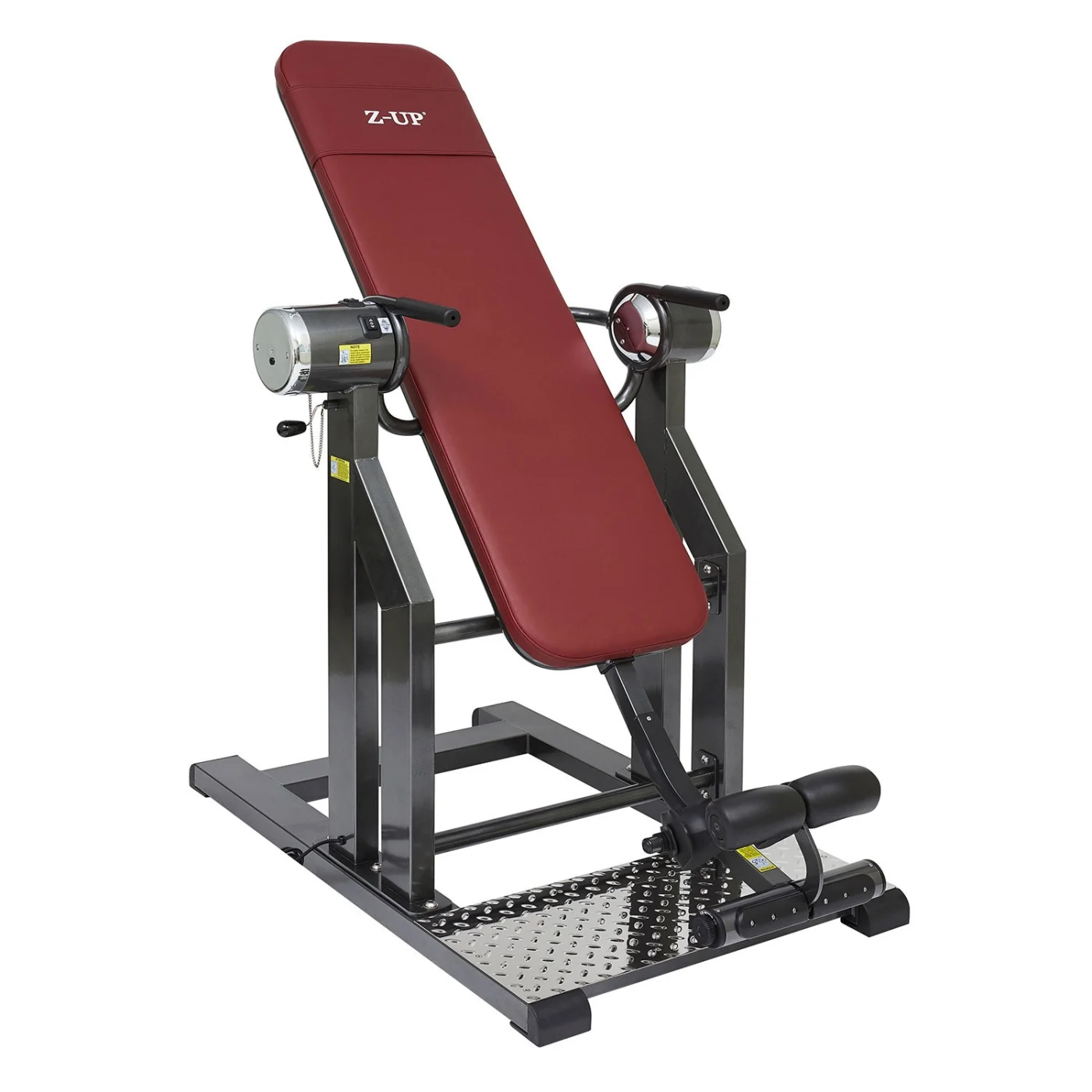 Реальное фото Инверсионный стол Z-UP 5, 220B, Корея, серебряная рама,  коричневая спинка от магазина Спортев