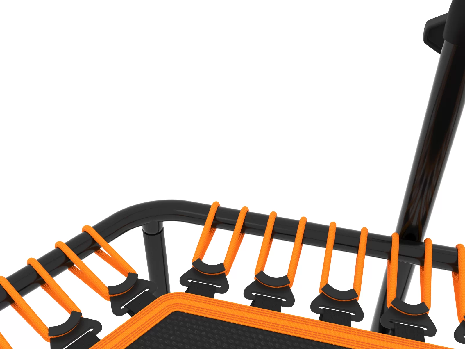 Реальное фото Батут спортивный UNIX Line FITNESS Orange (130 cm) от магазина Спортев