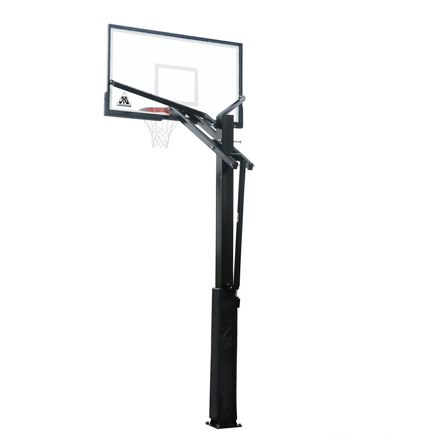 Реальное фото Баскетбольная стационарная стойка DFC ING60U 152x90см (четыре короба) от магазина СпортЕВ