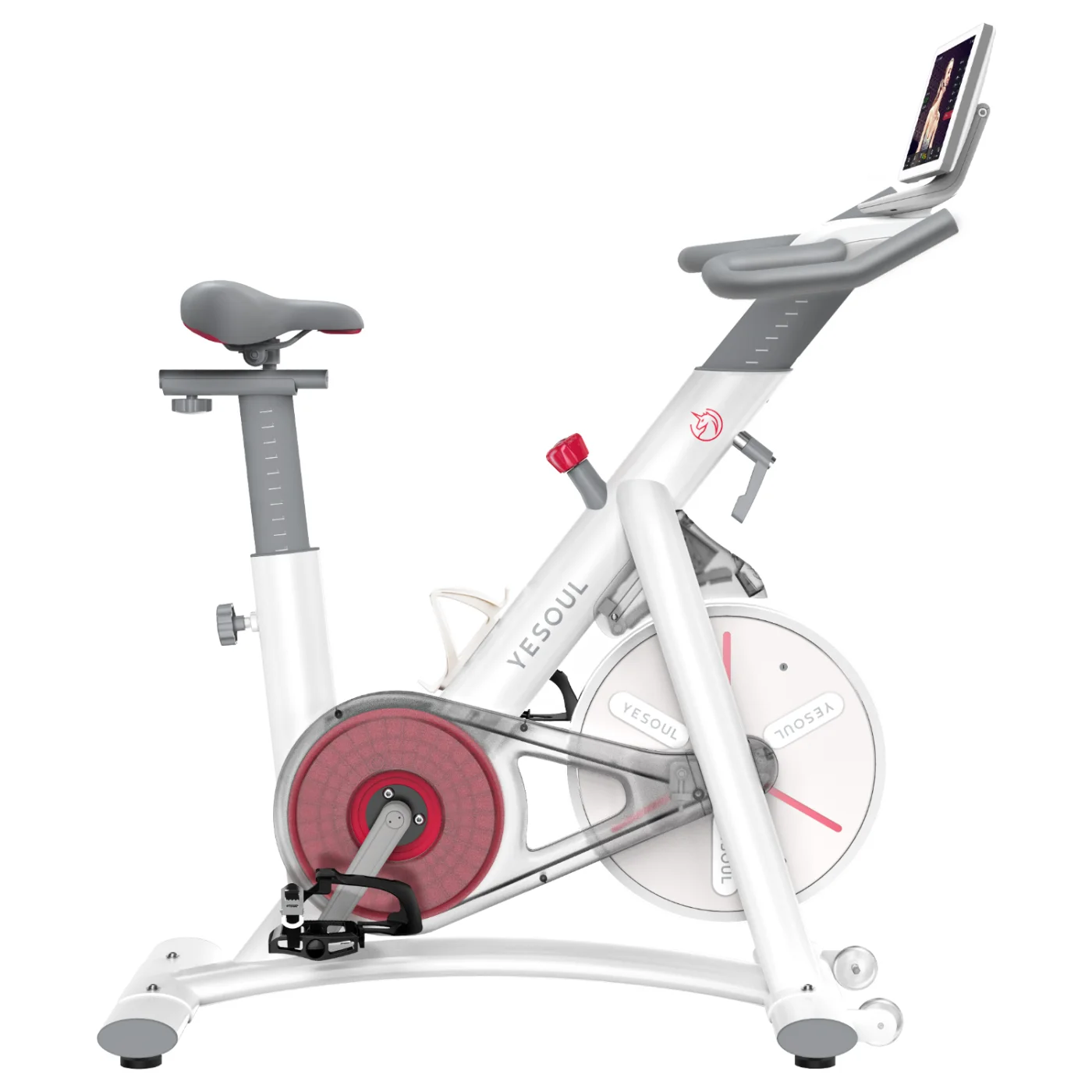 Реальное фото Велотренажер DFC Yesoul S3 PRO WHITE от магазина Спортев