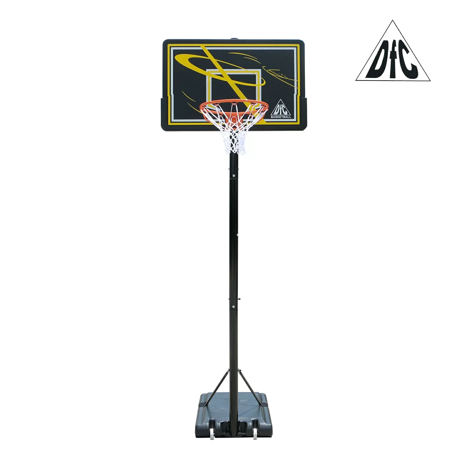 Реальное фото Мобильная баскетбольная стойка DFC 112х72см п/э KIDSF от магазина СпортЕВ