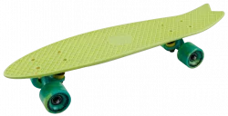 Скейтборд TechTeam пластиковый Fishboard 23 light green TLS-406