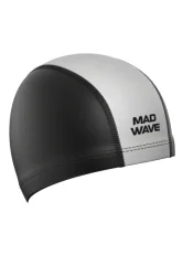 Шапочка для плавания Mad Wave Duotone Lycra белый M0527 02 0 02W