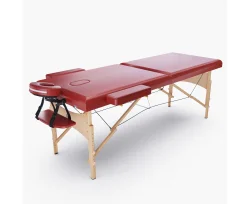 Массажный стол DFC NIRVANA, Optima, дерев. ножки, цвет винный (Wine) TS20110S_W
