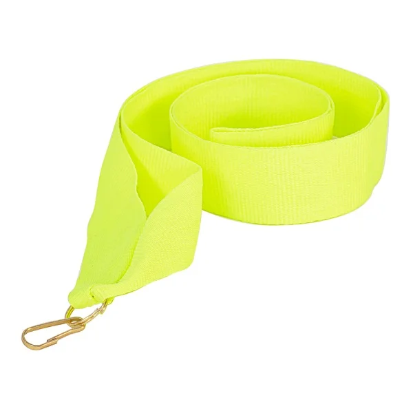Реальное фото Лента для медали V8-Lime лимонная (10 мм) от магазина Спортев