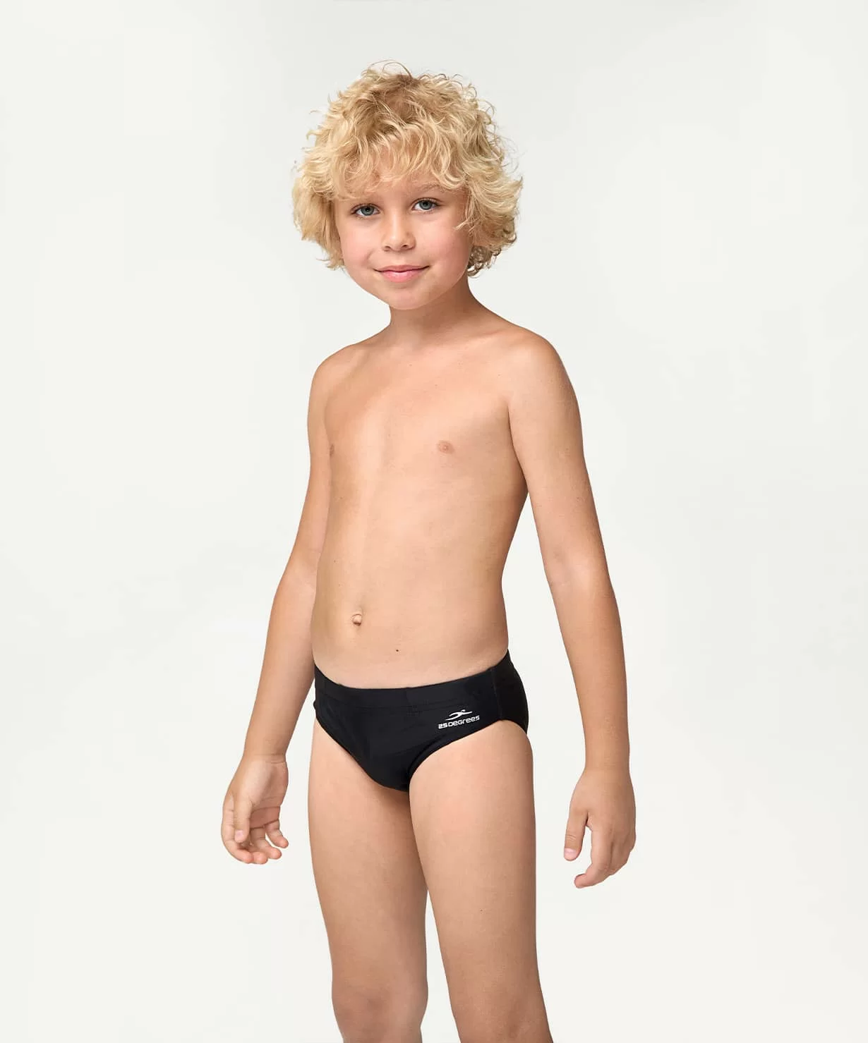 Реальное фото Плавки для плавания 25Degrees Ancore Black детские 25D21001K от магазина СпортЕВ