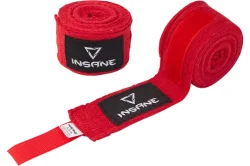 Бинты боксерские 3.5 м хлопок Insane Crusher IN24-HW600 красный 3678