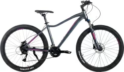 Велосипед BOZGOO Dolce 27,5" т.серый/розовый 24341