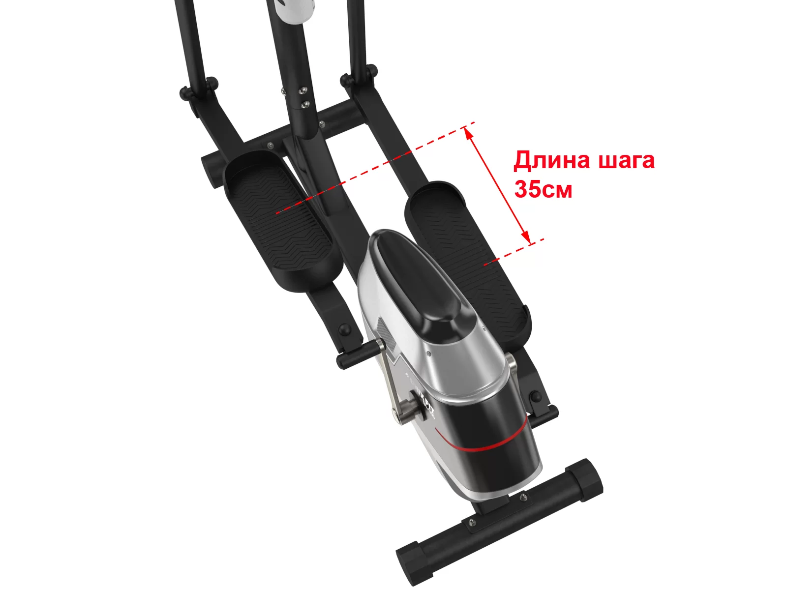 Реальное фото Эллиптический тренажер UNIX Fit SL-350 от магазина Спортев
