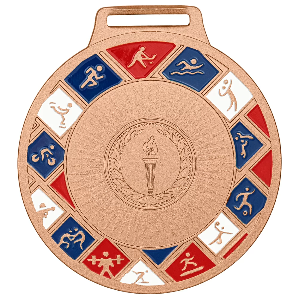 Реальное фото Медаль MZP 512-80/ВM (D-80мм, s-3 мм) от магазина СпортЕВ