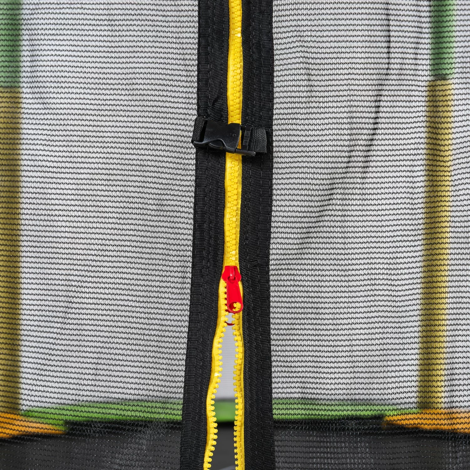 Реальное фото Батут DFC JUMP KIDS 55" зел/желт, сетка (137см) 55INCH-JD-GY от магазина СпортЕВ