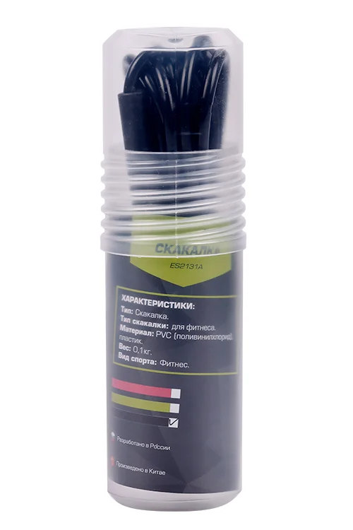 Реальное фото Скакалка 3 м Espado ES2131A черный 1181 от магазина Спортев