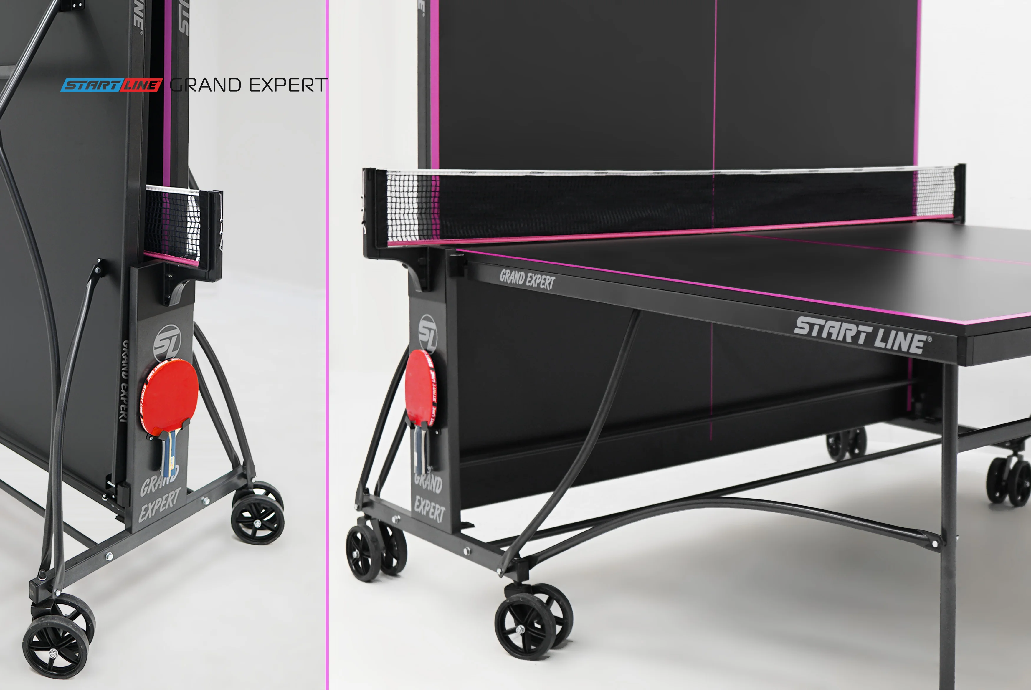 Реальное фото Стол теннисный GRAND EXPERT Black от магазина Спортев