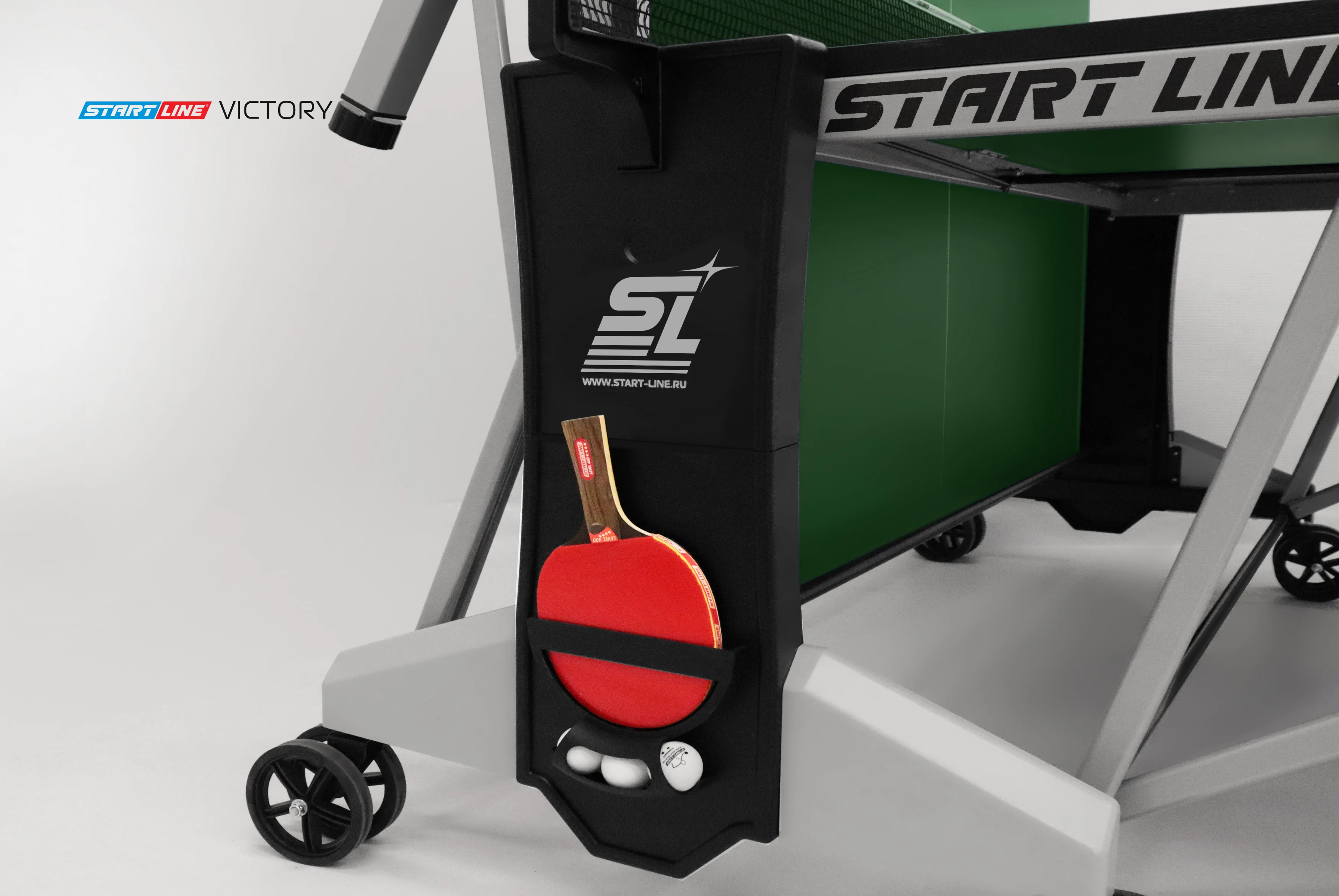 Реальное фото Стол теннисный VICTORY Зелёный от магазина Спортев