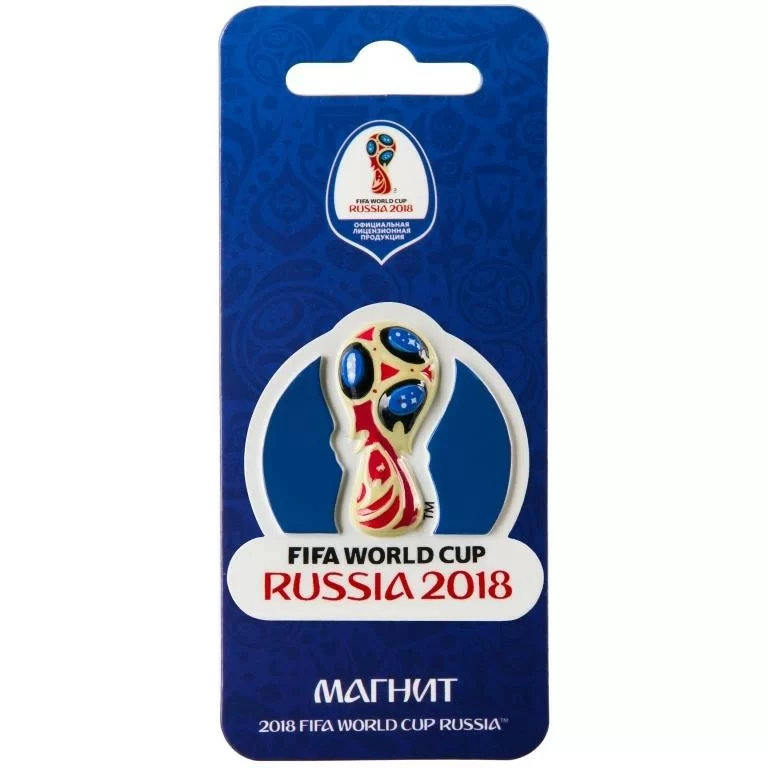 Реальное фото Магнит Кубок FIFA 2018 полистоун CH040 от магазина СпортЕВ
