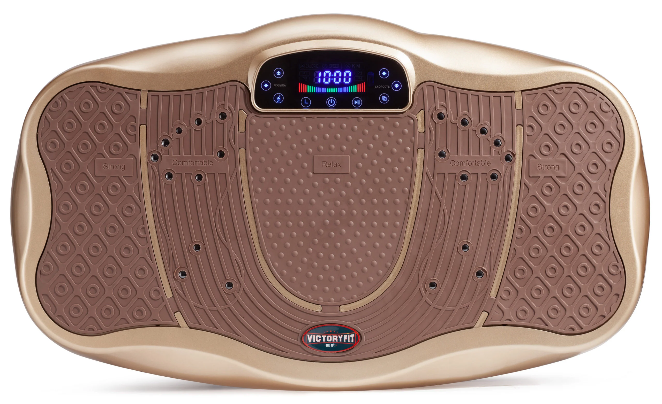 Реальное фото Виброплатформа VictoryFit VF-M620 (золото) от магазина Спортев