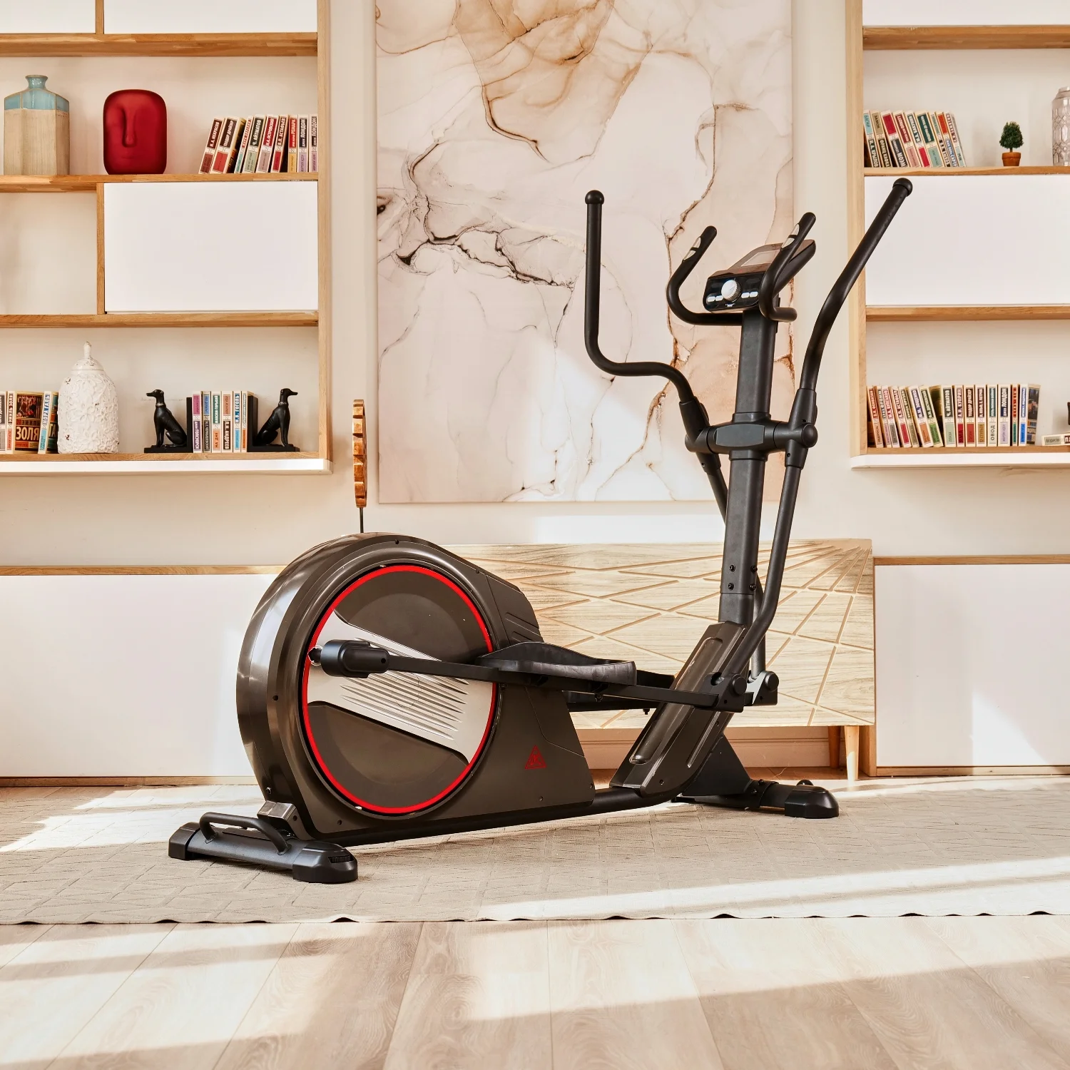 Реальное фото Эллиптический тренажер DFC E97602 магн.эл.привод от магазина Спортев