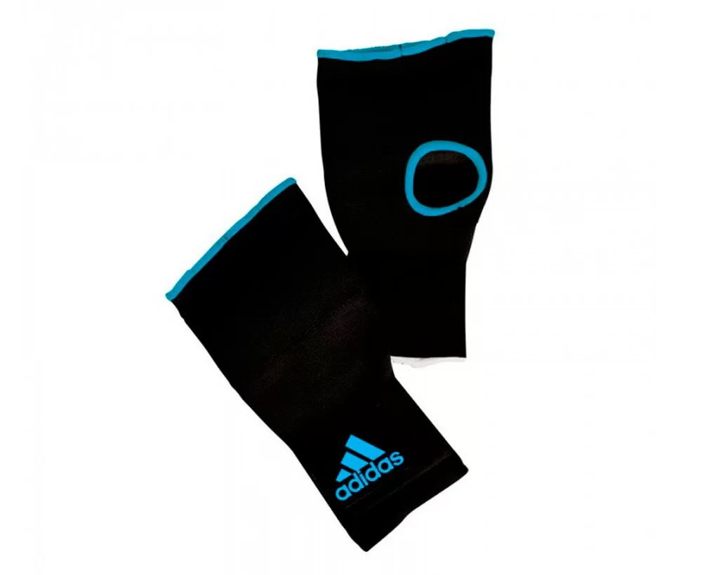 Реальное фото Перчатки внутренние Adidas Inner Gloves черн/синие M adiBP022 от магазина СпортЕВ