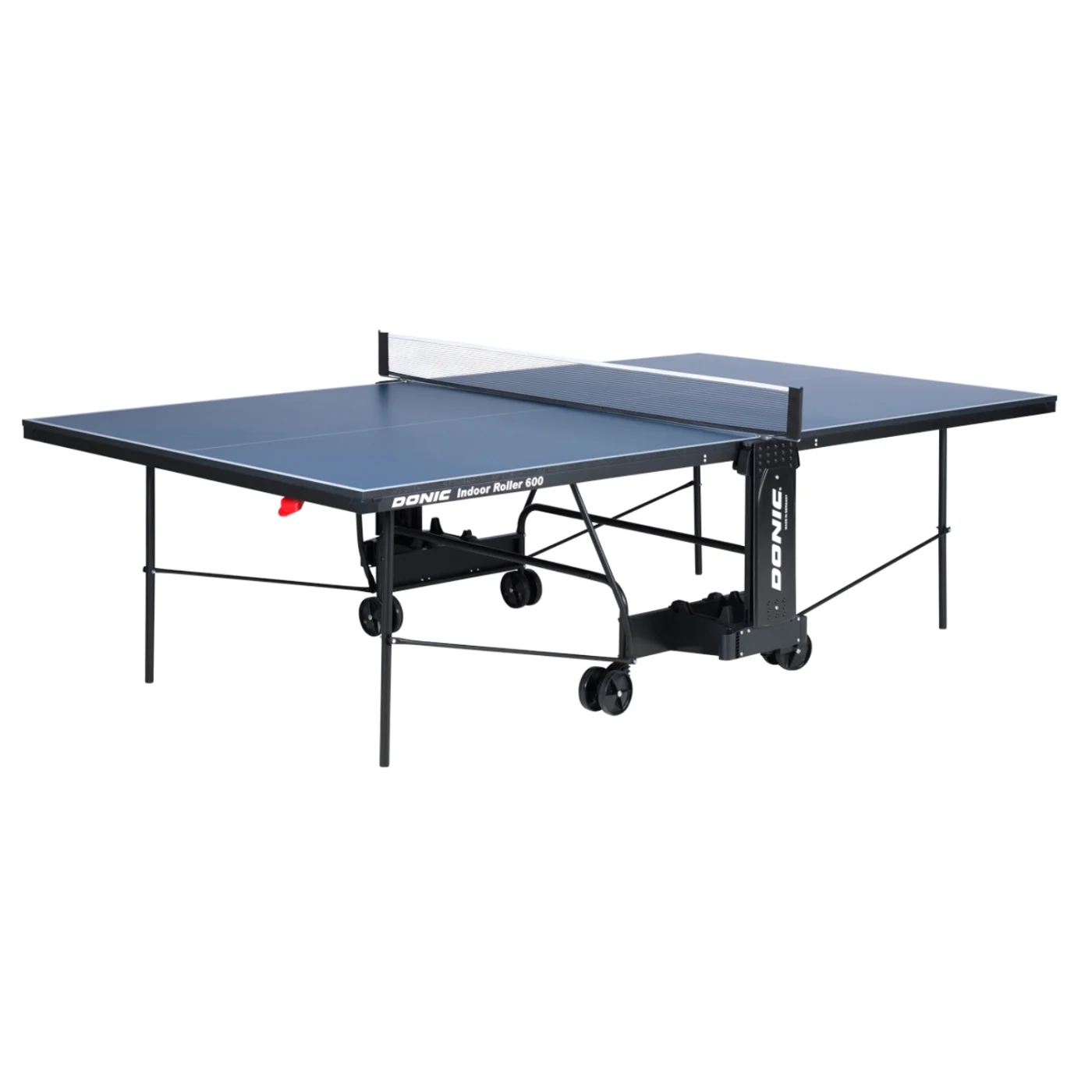 Реальное фото Теннисный стол DONIC INDOOR ROLLER 600 BLUE 230286-B от магазина Спортев