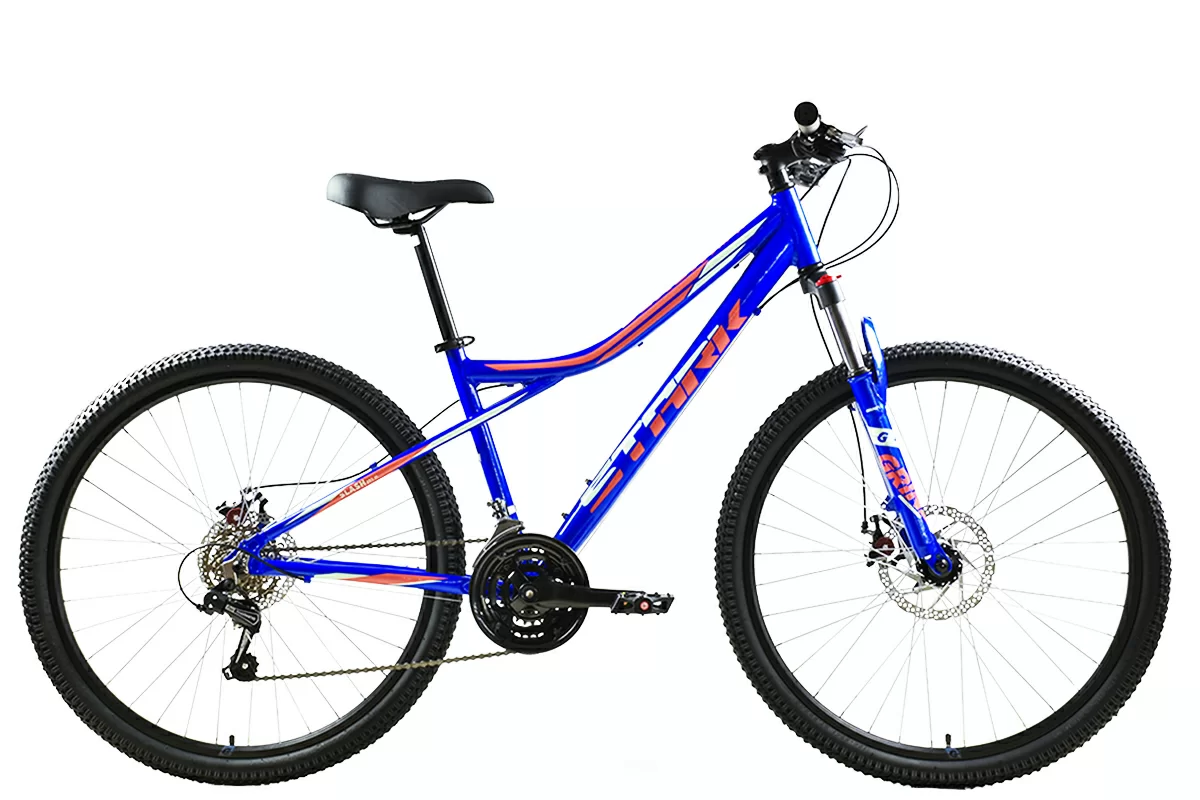 Реальное фото Велосипед Stark Slash 27.1 D (2024) насыщенный синий /мятный, красный от магазина Спортев