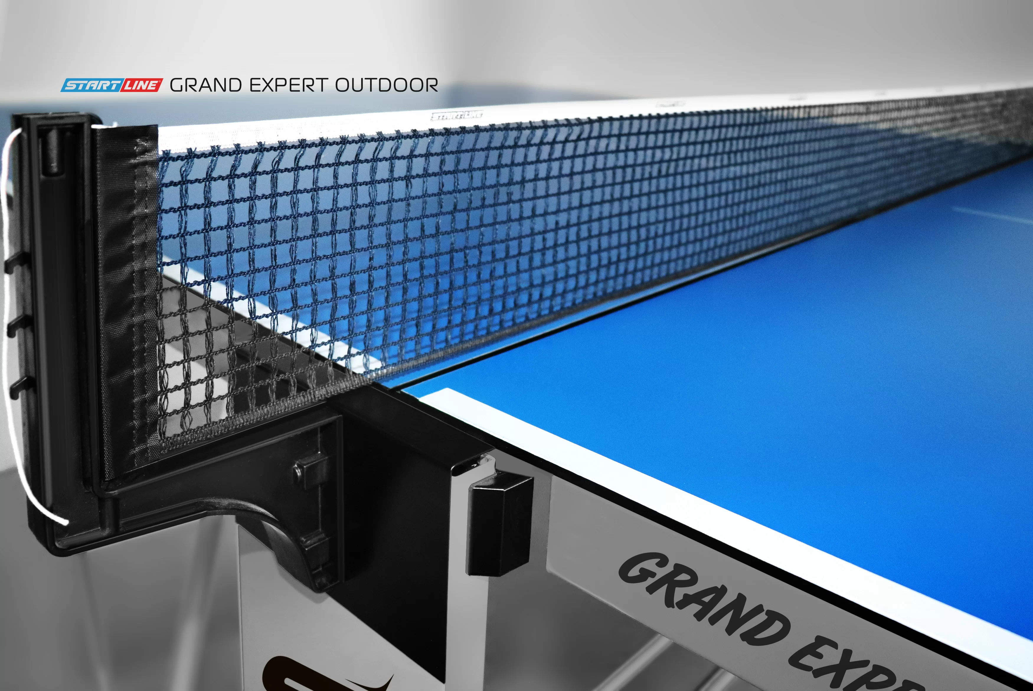 Реальное фото Стол теннисный GRAND EXPERT 4 Всепогодный Синий от магазина СпортЕВ