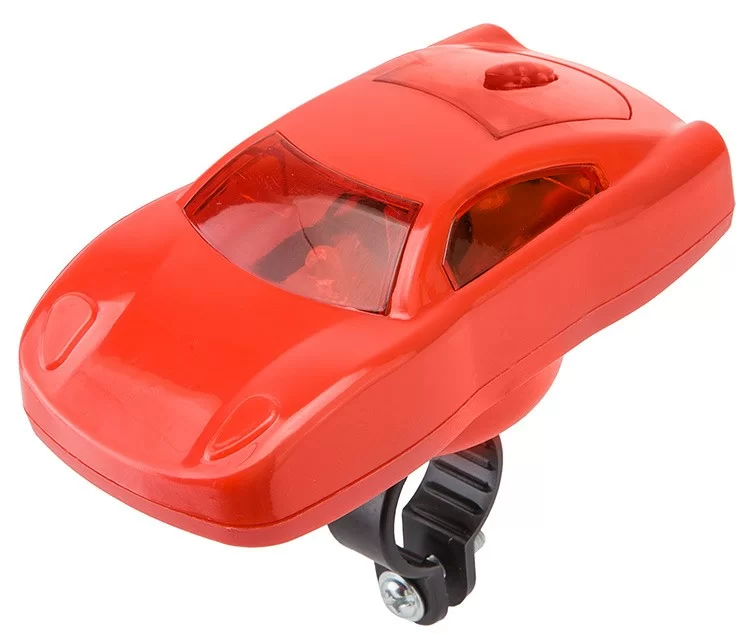 Реальное фото Звонок JY-833 "Автомобиль" с подсветкой красно-белый 210214 от магазина СпортЕВ