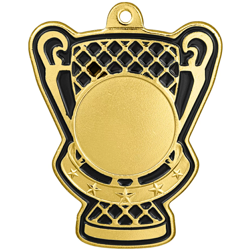 Реальное фото Медаль MZ 58-65/G (50x65мм, D-25мм) от магазина СпортЕВ