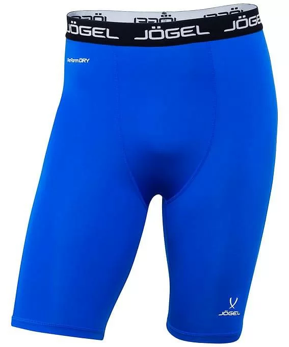 Реальное фото Шорты компрессионные Jogel Camp Tight Short PerFormDRY синий/белый  JBL-1300-071 от магазина СпортЕВ
