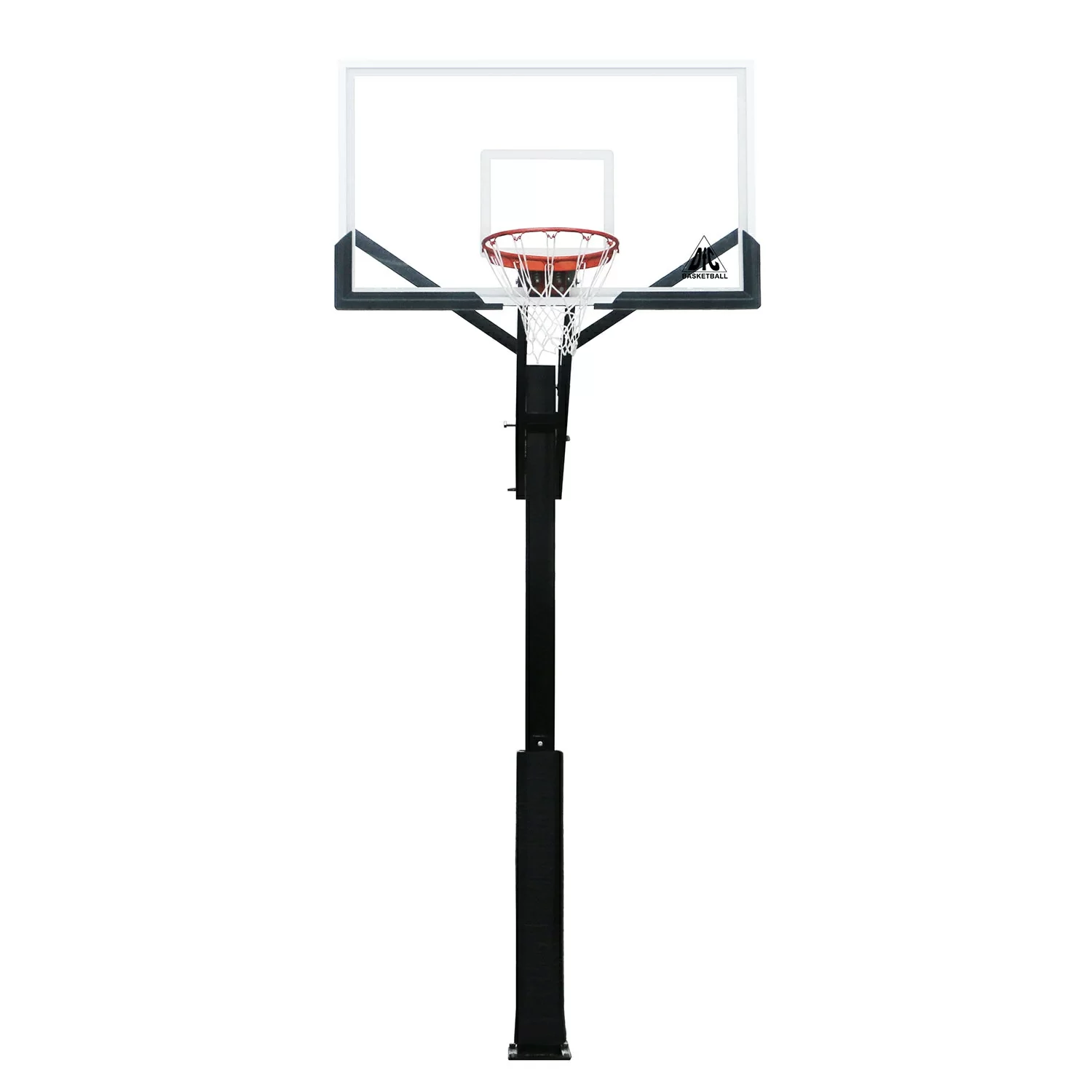 Реальное фото Баскетбольная стационарная стойка DFC ING60U 152x90см (четыре короба) от магазина СпортЕВ