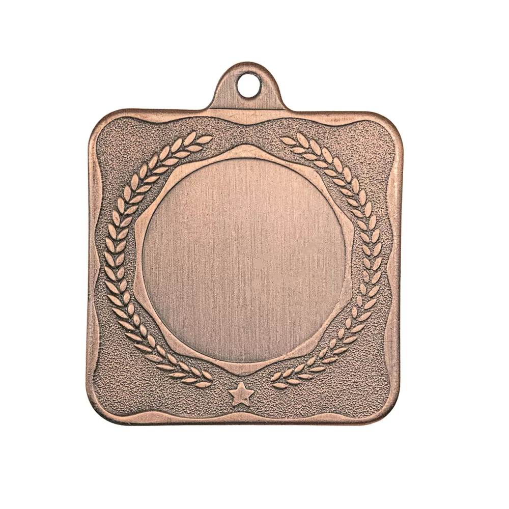 Реальное фото Медаль MZ 118-50/В (46х40мм, D-25мм, s-2мм) от магазина СпортЕВ